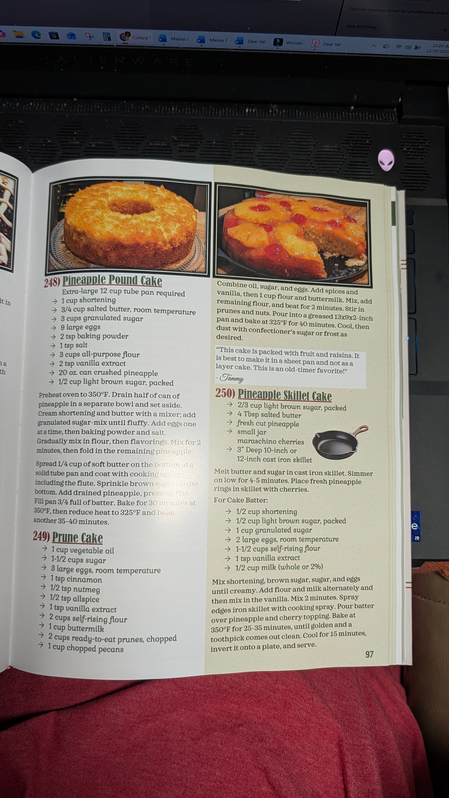 Discounted Master Cookbook - DISCOUNTED DUE TO QUALITY CONTROL - While Supplies Last